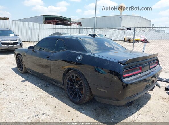 2C3CDZFJ3JH131981 2018 DODGE CHALLENGER Черный Задняя левая четверть