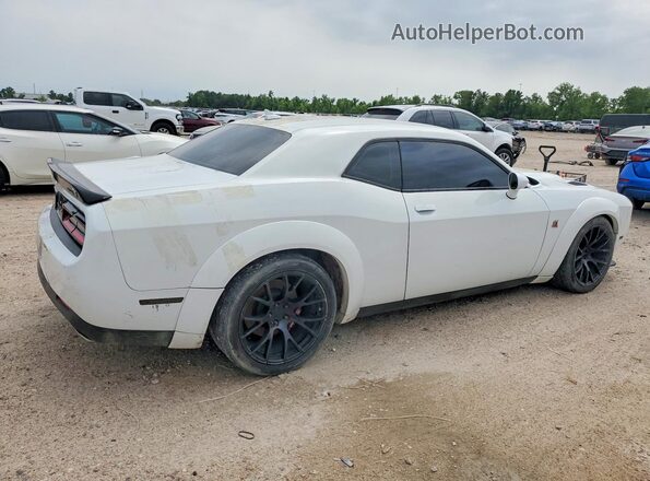 2C3CDZFJ3MH651800 2021 DODGE CHALLENGER White Trasero derecho