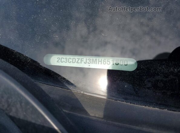 2C3CDZFJ3MH651800 2021 DODGE CHALLENGER White Vista del compartimento del motor