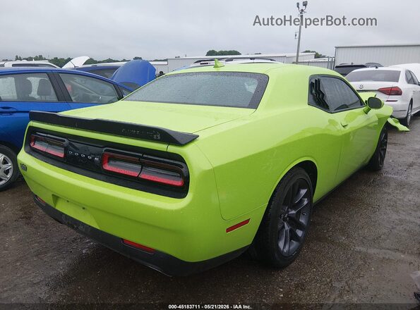 2C3CDZFJ3PH614945 2023 DODGE CHALLENGER Green Задня права чверть
