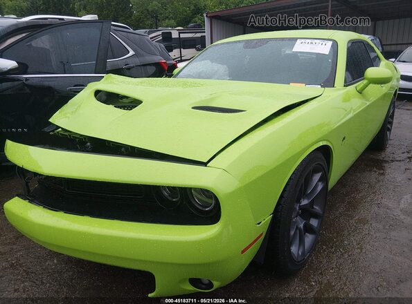 2C3CDZFJ3PH614945 2023 DODGE CHALLENGER Green Передня ліва чверть