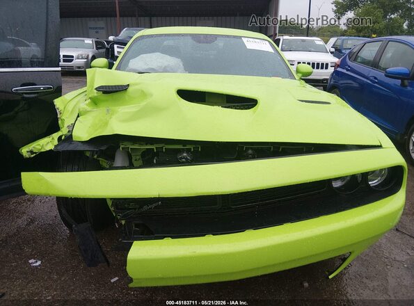 2C3CDZFJ3PH614945 2023 DODGE CHALLENGER Green Вид задньої частини салону