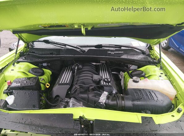 2C3CDZFJ3PH614945 2023 DODGE CHALLENGER Green Вид ззаду