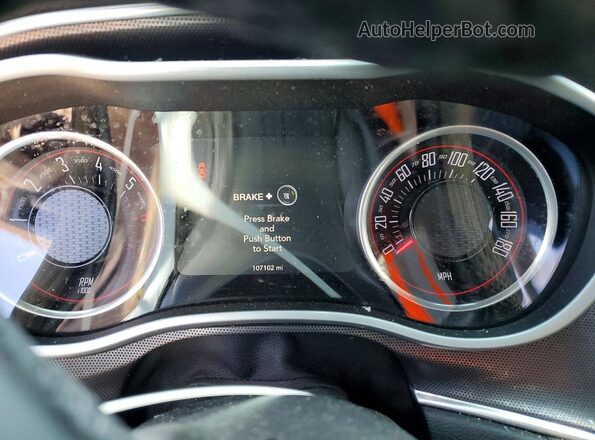 2C3CDZFJ4HH502558 2017 DODGE CHALLENGER Black Vista del cuadro de instrumentos