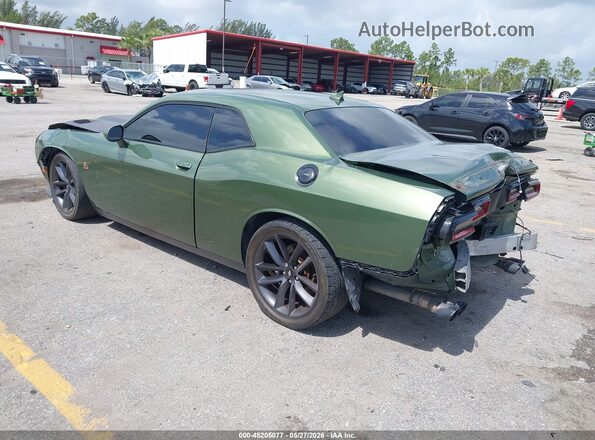 2C3CDZFJ4KH509484 2019 DODGE CHALLENGER Green Tył lewy