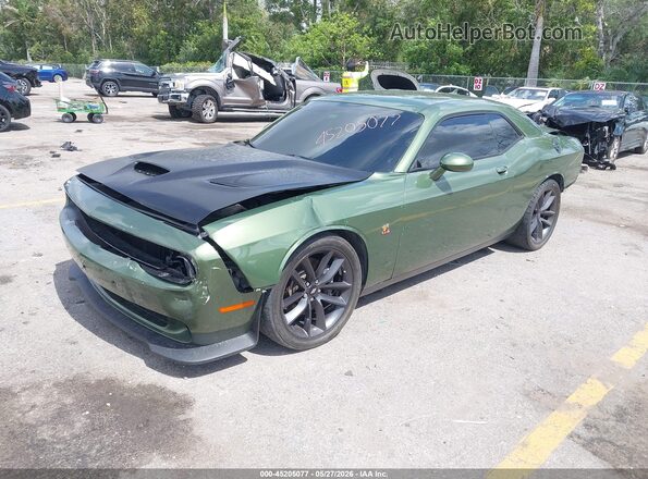 2C3CDZFJ4KH509484 2019 DODGE CHALLENGER Green Przód lewy