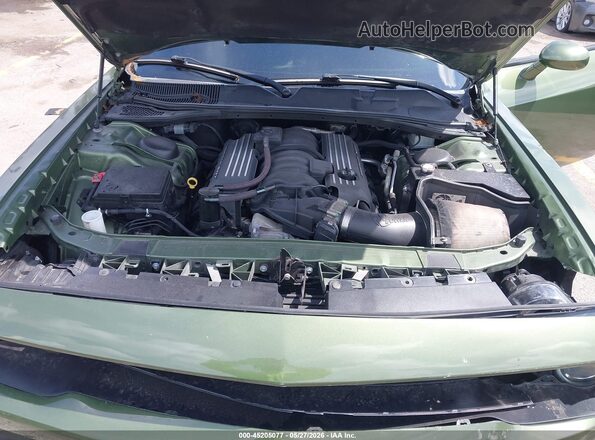 2C3CDZFJ4KH509484 2019 DODGE CHALLENGER Green Widok z tyłu