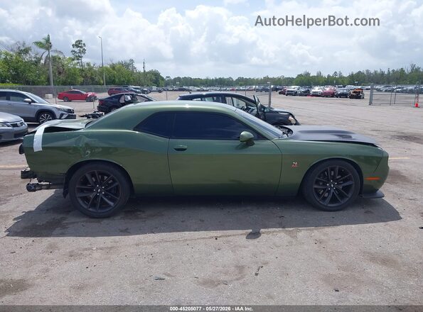 2C3CDZFJ4KH509484 2019 DODGE CHALLENGER Green Widok wnętrza 360 stopni