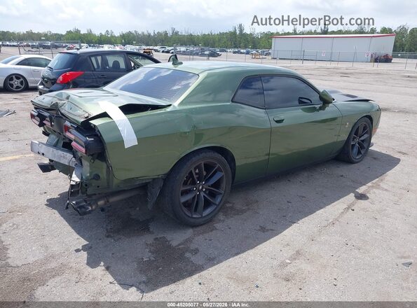 2C3CDZFJ4KH509484 2019 DODGE CHALLENGER Green Tył prawy