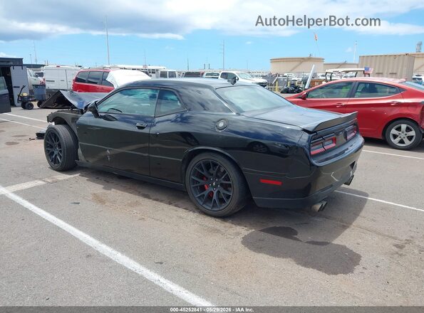 2C3CDZFJ6JH288095 2018 DODGE CHALLENGER Черный Задняя левая четверть