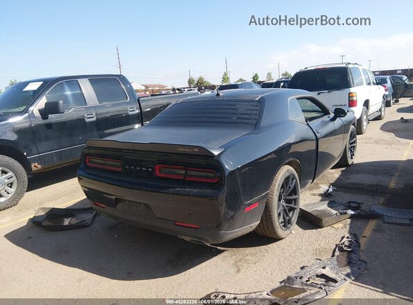 2C3CDZFJ6MH521218 2021 DODGE CHALLENGER Черный Задняя правая четверть