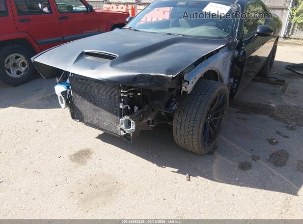 2C3CDZFJ6MH521218 2021 DODGE CHALLENGER Черный Вид спереди