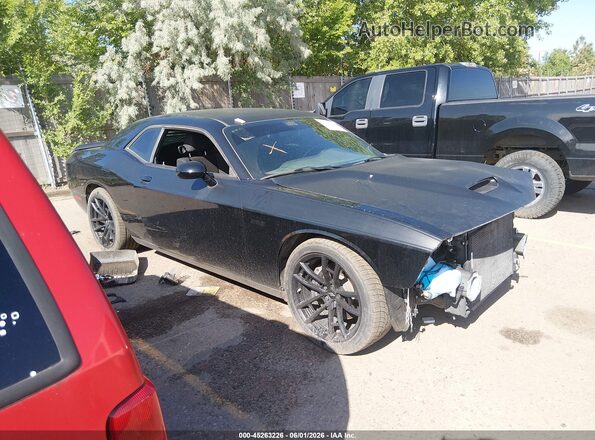 2C3CDZFJ6MH521218 2021 DODGE CHALLENGER Черный Вид задней части салона