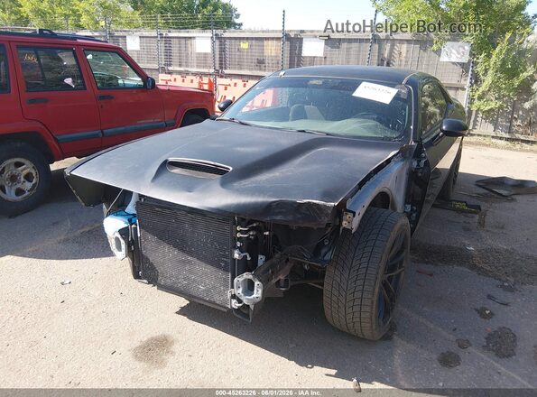 2C3CDZFJ6MH521218 2021 DODGE CHALLENGER Черный Вид щитка приборов