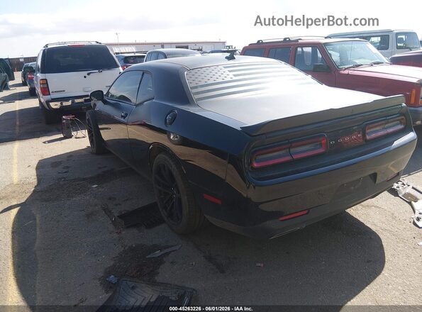 2C3CDZFJ6MH521218 2021 DODGE CHALLENGER Черный Задняя левая четверть