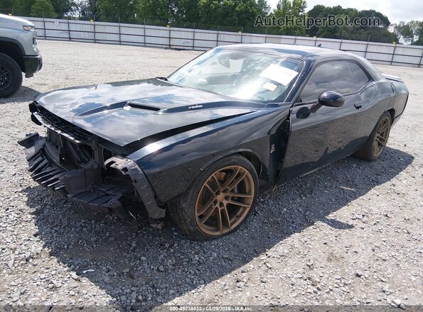2C3CDZFJ7GH166175 2016 DODGE CHALLENGER Black Front left