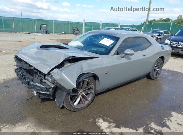 2C3CDZFJ7JH146600 2018 DODGE CHALLENGER Gray Vista tres cuartos delantera izquierda