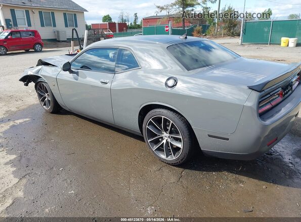 2C3CDZFJ7JH146600 2018 DODGE CHALLENGER Gray Trasero izquierdo