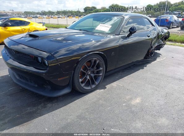 2C3CDZFJ7MH624101 2021 DODGE CHALLENGER Black Widok z przodu