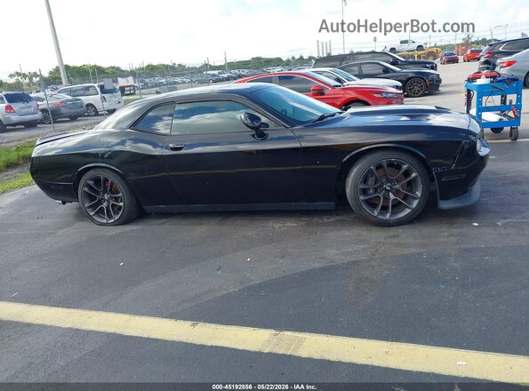2C3CDZFJ7MH624101 2021 DODGE CHALLENGER Black Widok wnętrza z tyłu