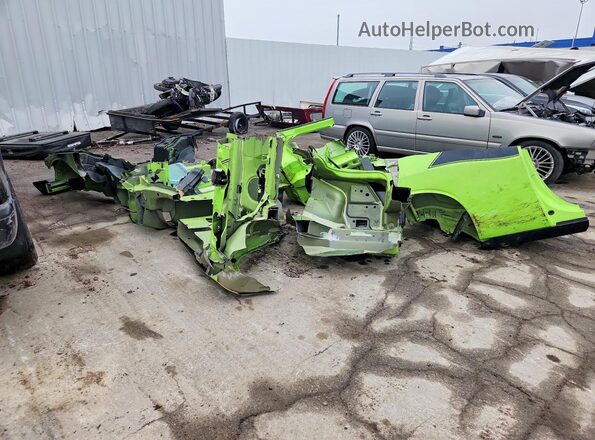 2C3CDZFJ9PH650493 2023 DODGE CHALLENGER Green Передня права чверть