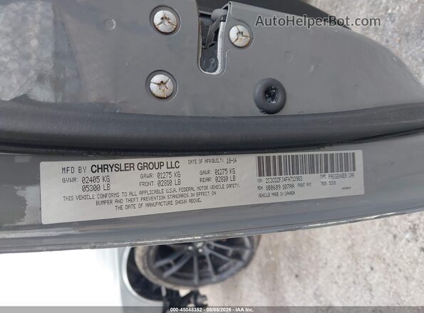 2C3CDZFJXKH607032 2019 DODGE CHALLENGER Серый Вид подкапотного пространства