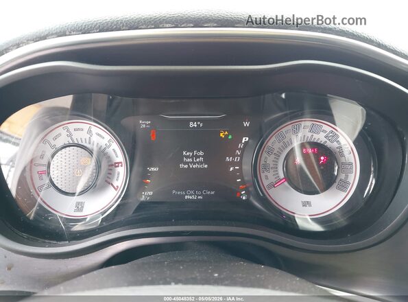 2C3CDZFJXKH607032 2019 DODGE CHALLENGER Серый Вид задних сидений