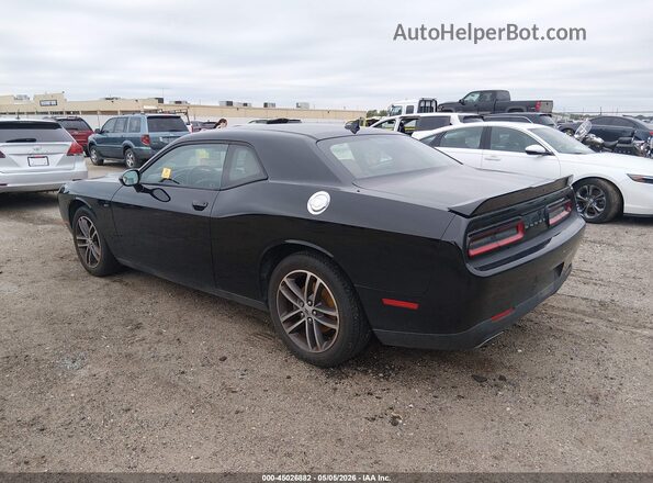 2C3CDZGG3JH235115 2018 DODGE CHALLENGER Black უკანა მარცხენა