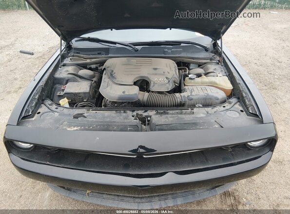 2C3CDZGG3JH235115 2018 DODGE CHALLENGER Black უკანა ხედი