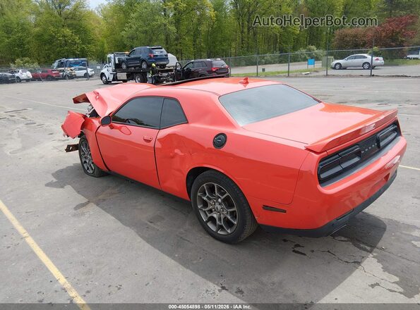 2C3CDZGG5HH555840 2017 DODGE CHALLENGER Оранжевый Задняя левая четверть