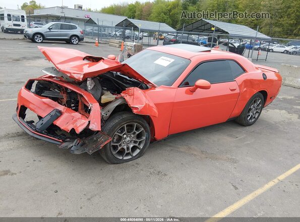 2C3CDZGG5HH555840 2017 DODGE CHALLENGER Оранжевый Передняя левая четверть