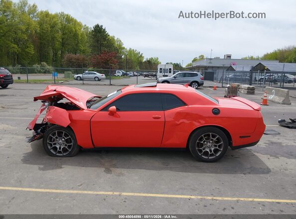 2C3CDZGG5HH555840 2017 DODGE CHALLENGER Оранжевый Вид задней части салона