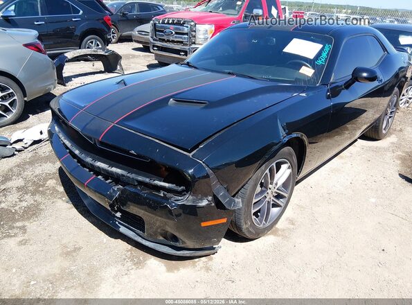 2C3CDZGG6KH739921 2019 DODGE CHALLENGER Black Front left