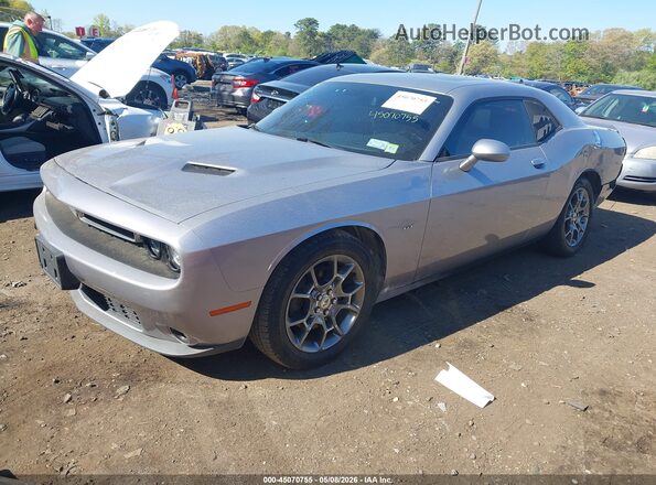 2C3CDZGG8HH598617 2017 DODGE CHALLENGER Gray Առջևի ձախ երեք քառորդ տեսարան