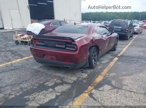 2C3CDZJG0KH602756 2019 DODGE CHALLENGER Burgundy Tył prawy