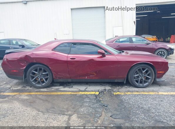 2C3CDZJG0KH602756 2019 DODGE CHALLENGER Burgundy Widok wnętrza z tyłu