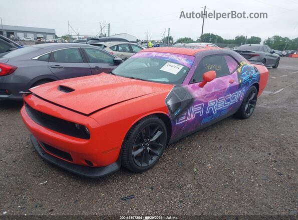 2C3CDZJG1KH509034 2019 DODGE CHALLENGER Orange Przód lewy