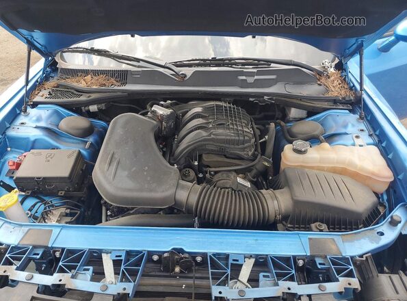 2C3CDZJG2PH665414 2023 DODGE CHALLENGER Blue Widok wnętrza z tyłu