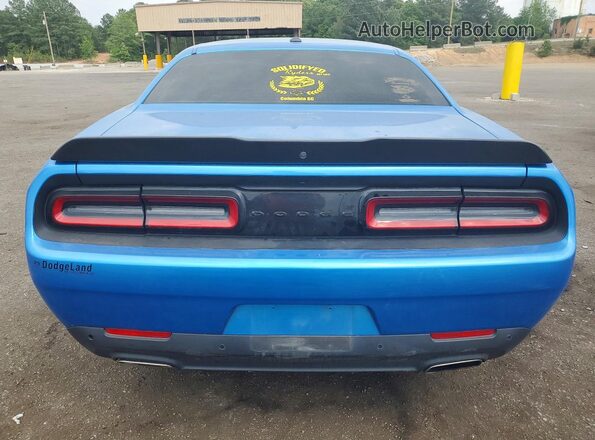 2C3CDZJG2PH665414 2023 DODGE CHALLENGER Blue Widok z tyłu