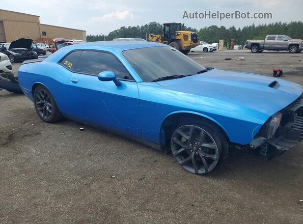 2C3CDZJG2PH665414 2023 DODGE CHALLENGER Blue Przód prawy