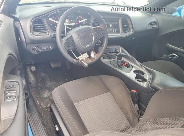 2C3CDZJG2PH665414 2023 DODGE CHALLENGER Blue Widok deski rozdzielczej