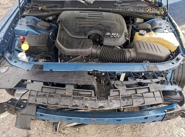 2C3CDZJG3MH610496 2021 DODGE CHALLENGER Blue 