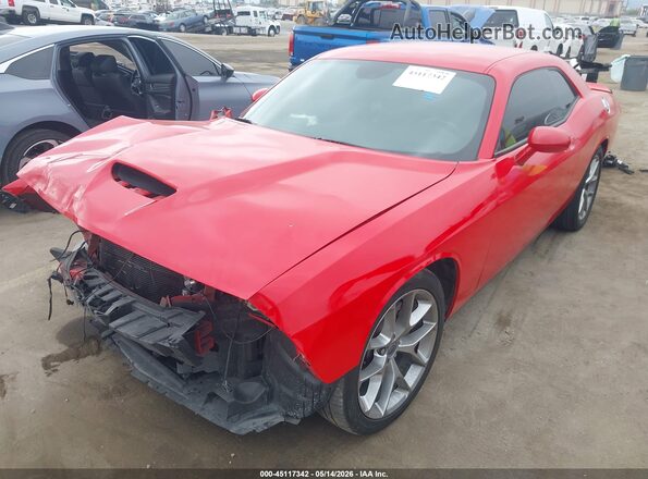 2C3CDZJG3NH174783 2022 DODGE CHALLENGER Red Передня ліва чверть