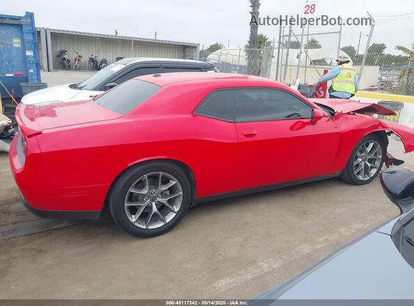 2C3CDZJG3NH174783 2022 DODGE CHALLENGER Red Вид задньої частини салону