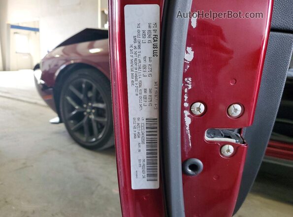 2C3CDZJG4KH635503 2019 DODGE CHALLENGER Бордовый 