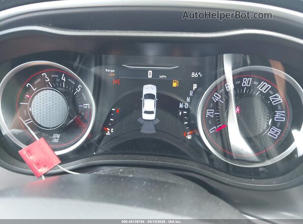 2C3CDZJG4KH652074 2019 DODGE CHALLENGER Blue Vista de los asientos traseros