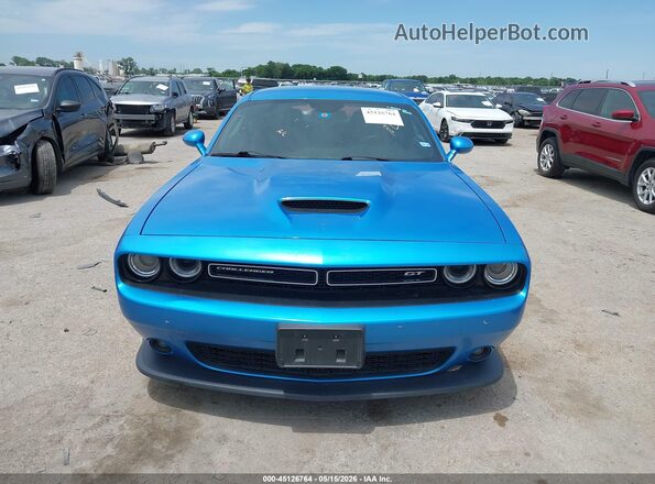 2C3CDZJG4KH652074 2019 DODGE CHALLENGER Blue Vista del cuadro de instrumentos