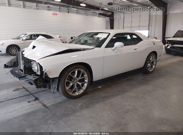 2C3CDZJG4LH155057 2020 DODGE CHALLENGER Белый Передняя левая четверть