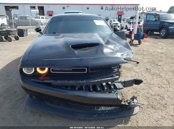 2C3CDZJG5NH205726 2022 DODGE CHALLENGER Черный Вид задней части салона