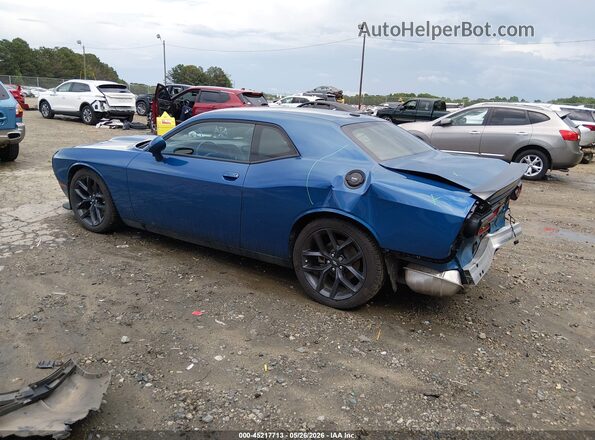 2C3CDZJG6NH105781 2022 DODGE CHALLENGER Blue Задня ліва чверть